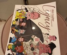Phil Coulter signed caricature poster