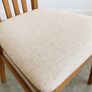 4 Vintage Teak Mid Century Dining Chairs Image 7