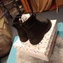 UK size 3 black kids boots Image 4