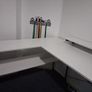 White L-Shape Gaming Desk Image 2