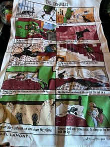 Novelty tea towel
