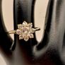 Vintage Marks & Spencer Sterling Silver Floral Cluster ring Image 4