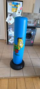 kids punching bag with gloves