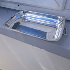 old silver  dish