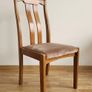 Mid Century Teak Extending Dining Table & 4 Chairs Image 6