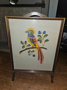 Antique Fire Screen
