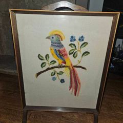 Antique Fire Screen