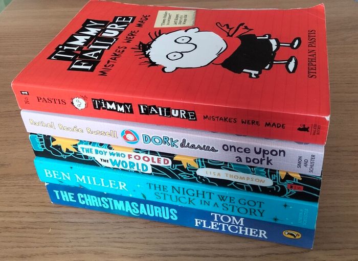 Kids books - Dork Diaries, Timmy Failure, etc