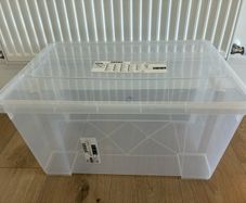 Storage box with lid