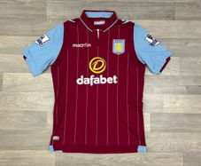 Macron Aston Villa Tom Cleverley Home Jersey Shirt Mens Medium