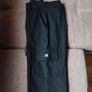 QUIZ Black Cuffed Cargo pants, size 8 Image 2