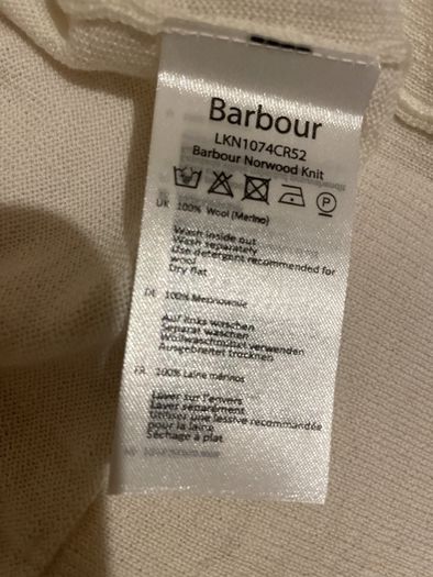 Barbour Ladies merino wool polo neck