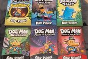 6 brand new dog man books