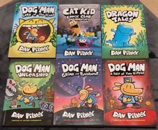 6 brand new dog man books