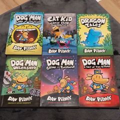 6 brand new dog man books