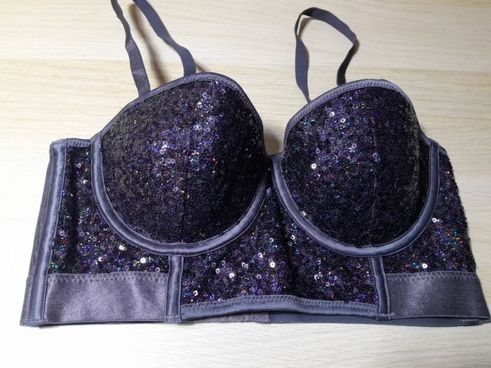 H&M sequin bralet 34B