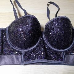 H&M sequin bralet 34B