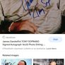 The Sopranos Cookbook Signed By Tony Soprano memorabilia mafia autograph Image 8
