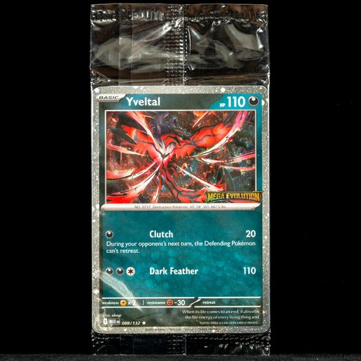 Yveltal 088/132 Stamped Cosmos Holo Promo Mega Evolution Pokemon Card