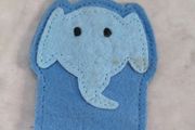 Elephant finger puppet