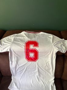 Paolo Maldini signed AC Milan jersey