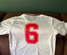 Paolo Maldini signed AC Milan jersey