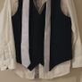 Boys navy suit Image 9