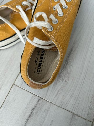 Mens mustard Converse shoes (UK 10)
