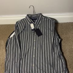 Tommy Hilfiger Flex Long Sleeve Shirt Large Striped Design