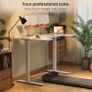 Electric Standing Desk, 120cm U Shaped Height Adjustable Desk with 3 Memory Smart Panels Image 3