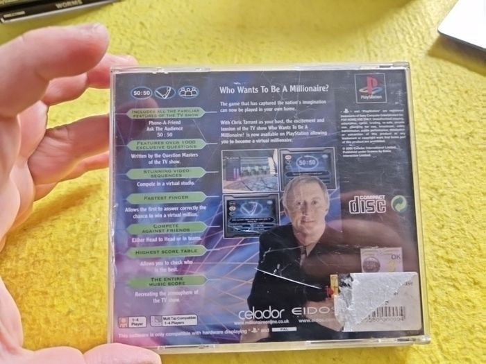 Who Wants to be a Millionaire PlayStation1 ps1 PlayStation2 Ps2 games Original