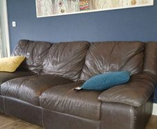 3 Seater Leather Sofa FREE for collection