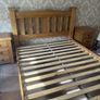 Solid bed frame and matching lockers Image 2