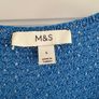 Marks and Spencer long Blue summer dress Image 4