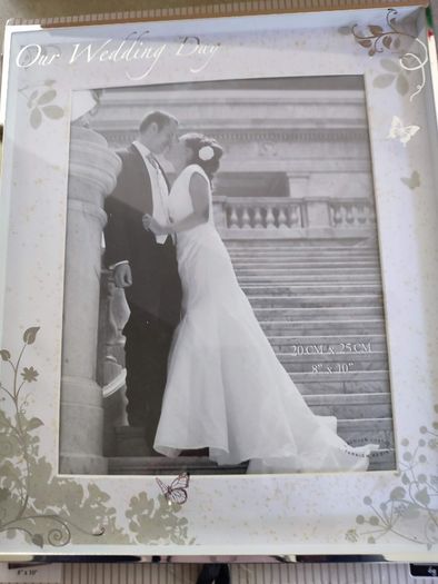 Silver Wedding  Frame 8 x 10 brand new in box.