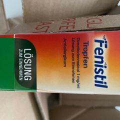 Fenistil drops brand new