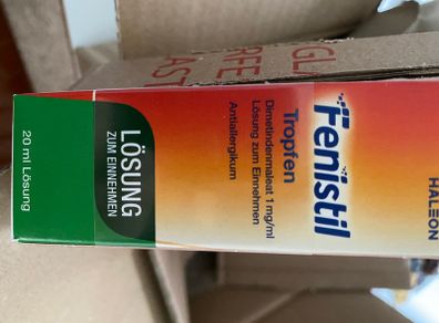 Fenistil drops brand new
