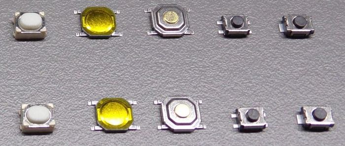 Remote/car fob push buttons