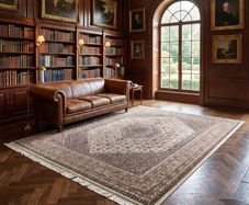 Nice large subtlety colored hand knotted carpet