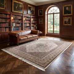 Nice large subtlety colored hand knotted carpet