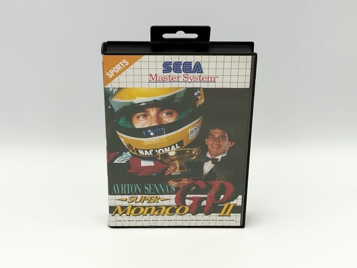 Ayrton Sennas Super Monaco GP 2 for Sega Master System - Boxed and Minty