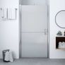Shower Door Frost Tempered Glass 100x178 cm Image 5