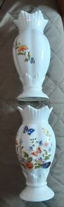 A pair of aynsley cottage garden vases