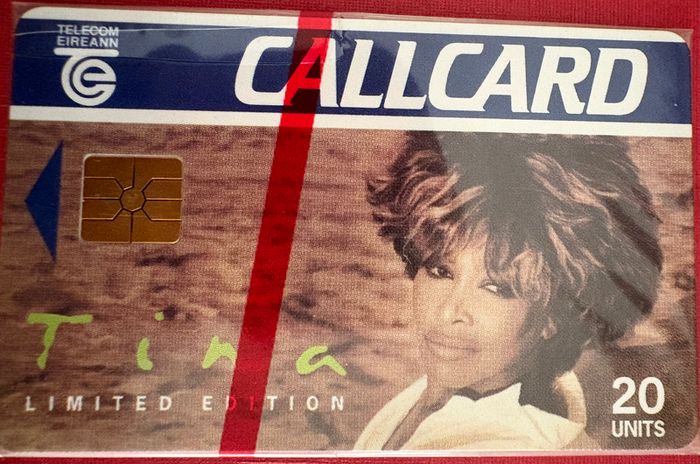 Tina Turner Mint Callcard