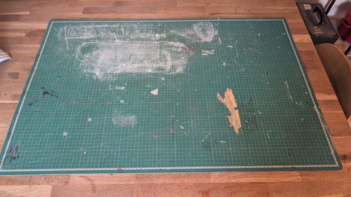 Used art supplies