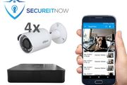 CCTV Surveillance set: 4 x 4MP Dahua cameras, DVR &amp; Phone App