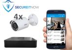 CCTV Surveillance Set: 4 x 2MP Dahua cameras, DVR & Phone App