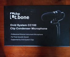 Clip condenser microphone