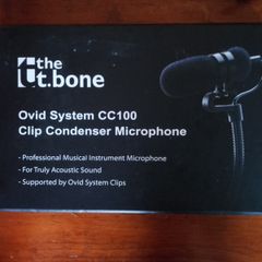 Clip condenser microphone