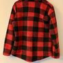 Columbia Buffalo Plaid Fleece Jacket Red Black Check Women Image 4